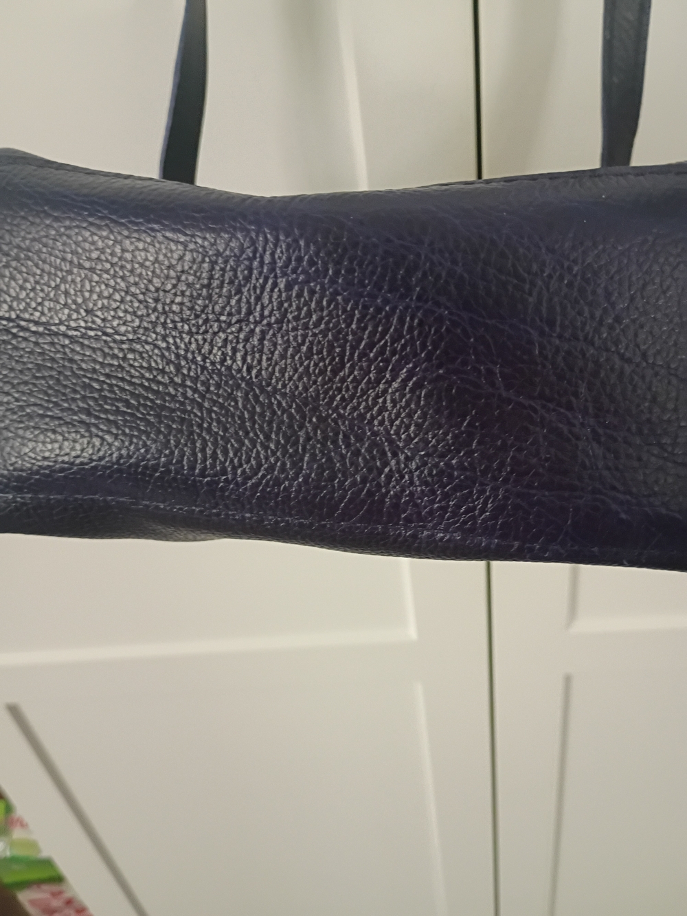 💙Portland Leather Small Rain Drop Cross Body Cobalt Blue w/ Ziipper💙 - Picture 11 of 15